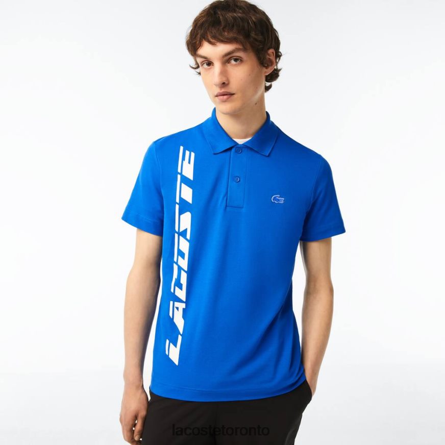 Clothing Lacoste Regular Fit Branded Pique Polo Blue Men Z60BPR625