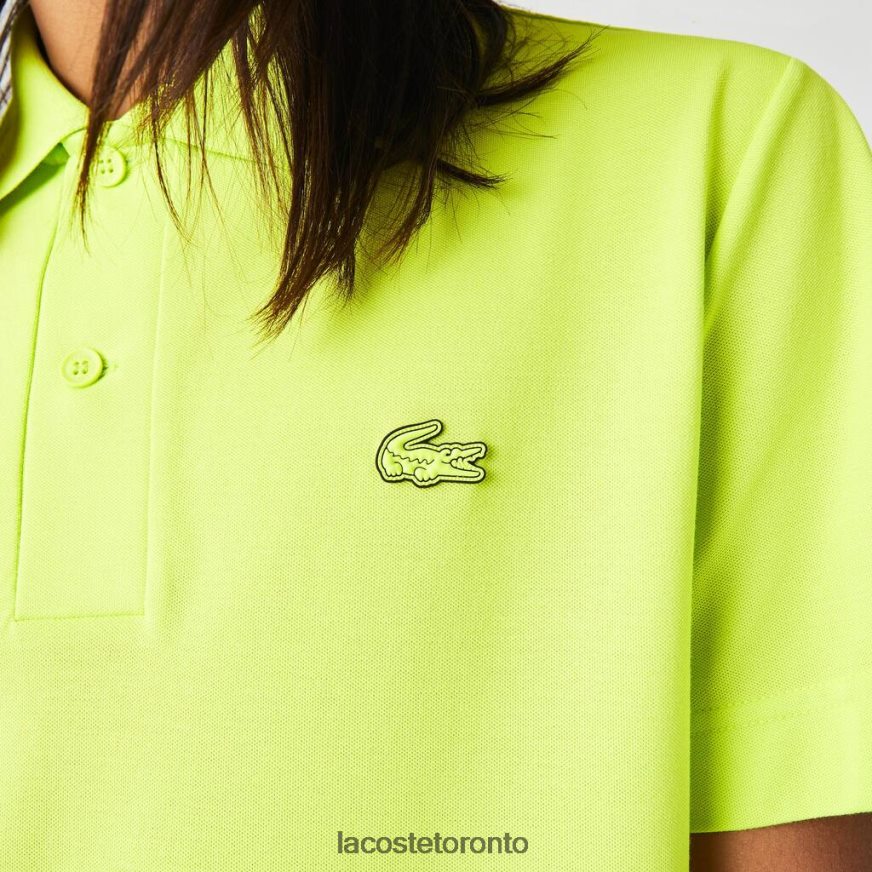 Clothing Lacoste Regular Fit Branded Pique Polo Yellow Men Z60BPR627