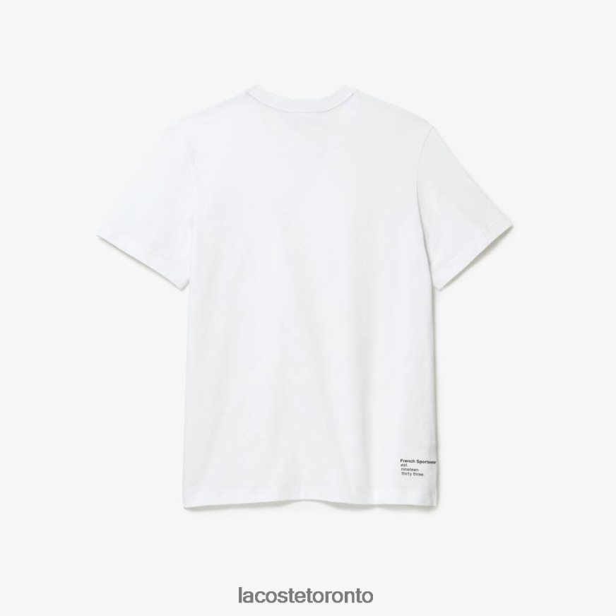 Clothing Lacoste Regular Fit Cotton Jersey T-Shirt White Men Z60BPR103