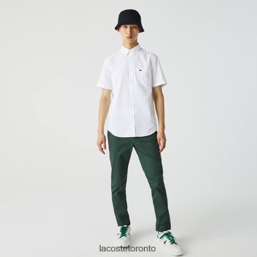 Clothing Lacoste Regular Fit Cotton Shirt White Men Z60BPR450