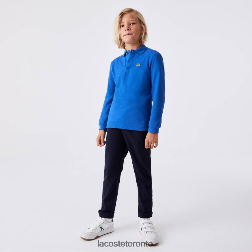 Clothing Lacoste Regular Fit Petit Pique Polo Blue Kids Z60BPR2943