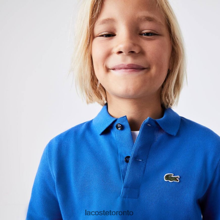 Clothing Lacoste Regular Fit Petit Pique Polo Blue Kids Z60BPR2943