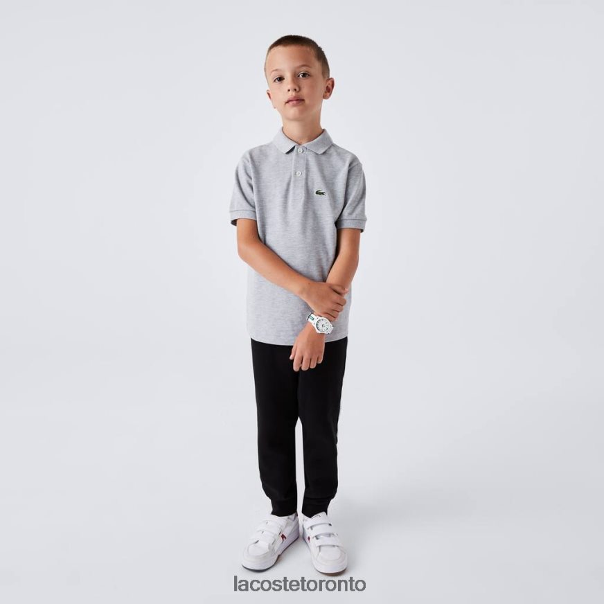 Clothing Lacoste Regular Fit Petit Pique Polo Grey Chine Kids Z60BPR3126