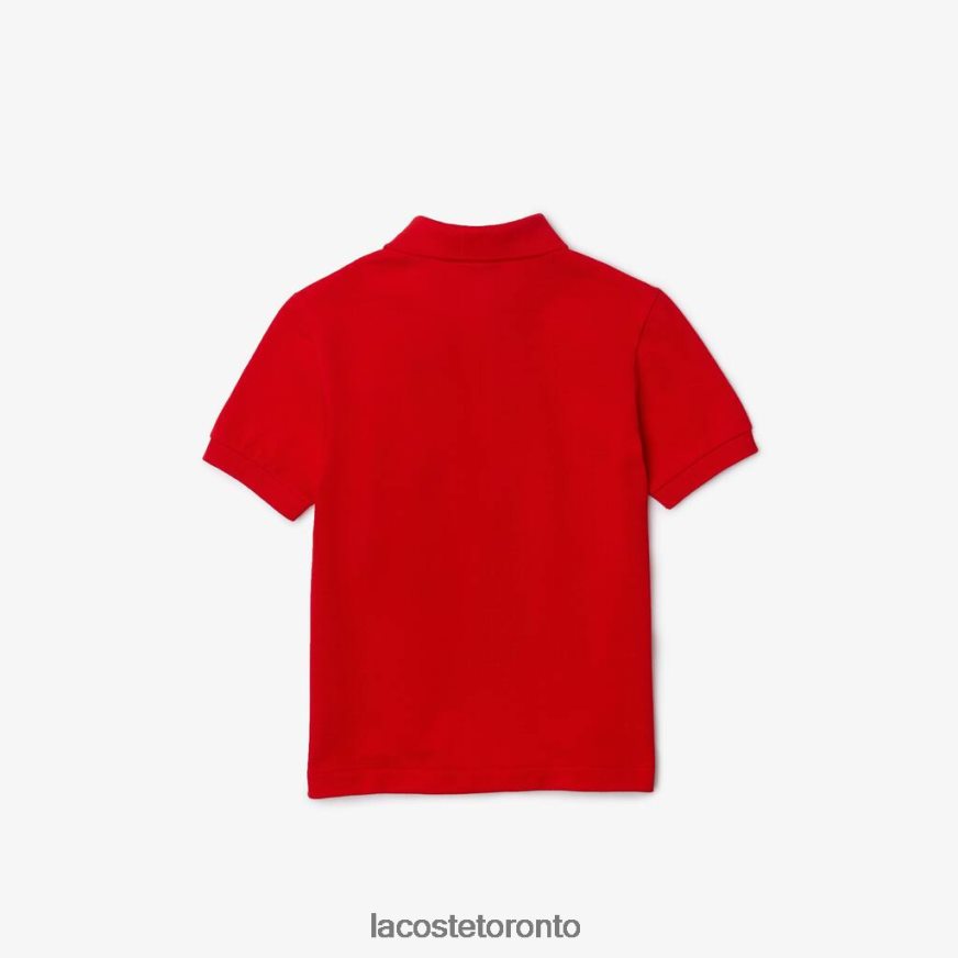 Clothing Lacoste Regular Fit Petit Pique Polo Red Kids Z60BPR3171