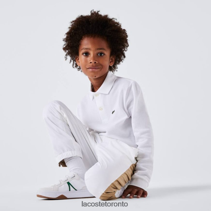 Clothing Lacoste Regular Fit Petit Pique Polo White Kids Z60BPR2944