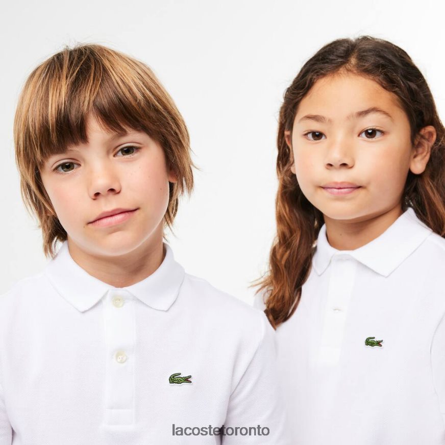 Clothing Lacoste Regular Fit Petit Pique Polo White Kids Z60BPR3000