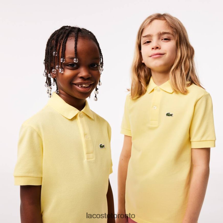 Clothing Lacoste Regular Fit Petit Pique Polo Yellow Kids Z60BPR3131