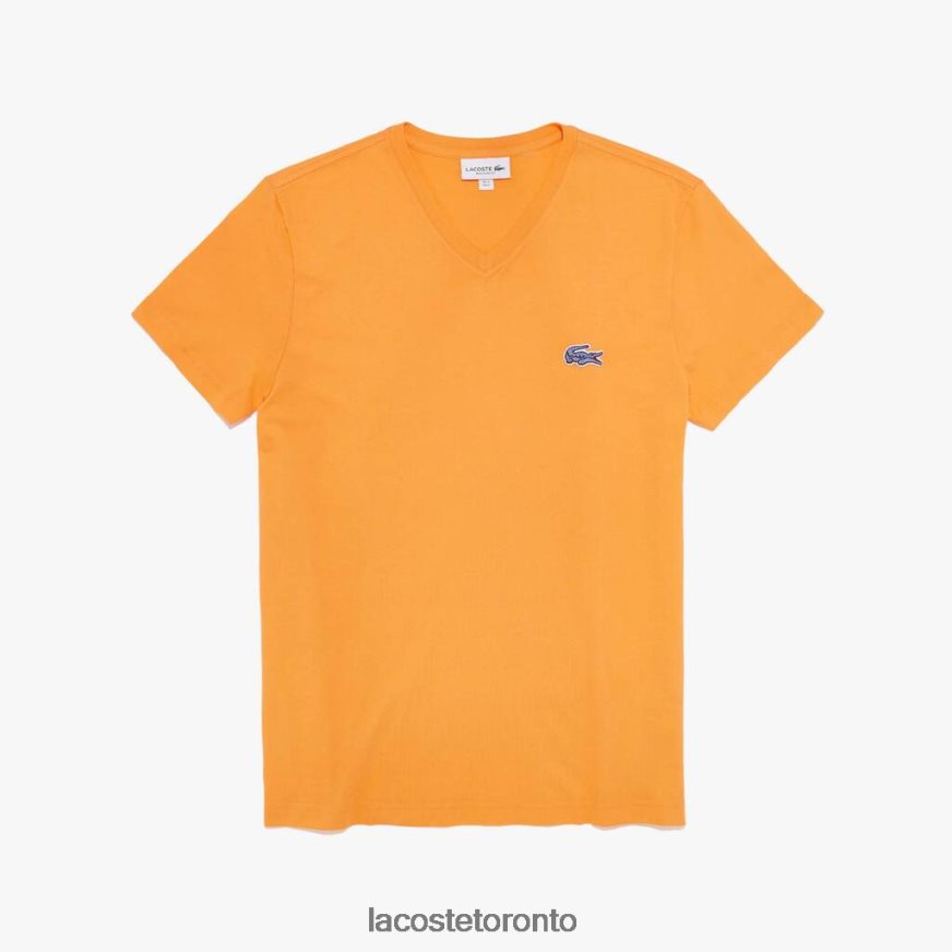 Clothing Lacoste Regular Fit Short Sleeve T-Shirt Orange Men Z60BPR669