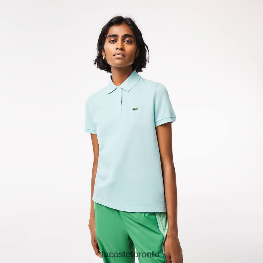 Clothing Lacoste Regular Fit Soft Cotton Petit Pique Polo Mint Women Z60BPR2362