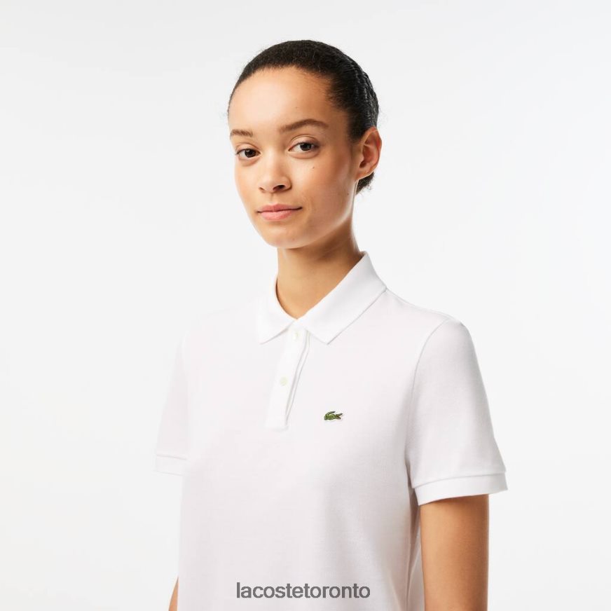 Clothing Lacoste Regular Fit Soft Cotton Petit Pique Polo White Women Z60BPR2363