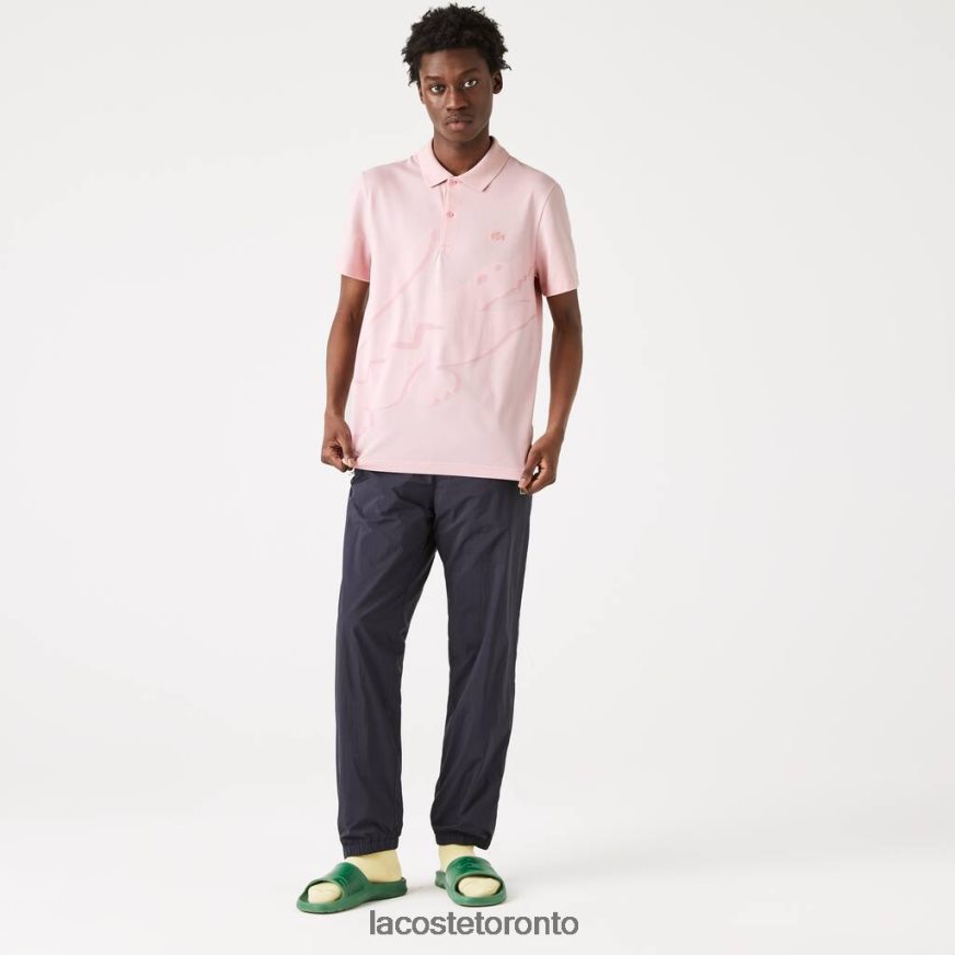 Clothing Lacoste Regular Fit Stretch Organic Cotton Polo Pink Men Z60BPR932