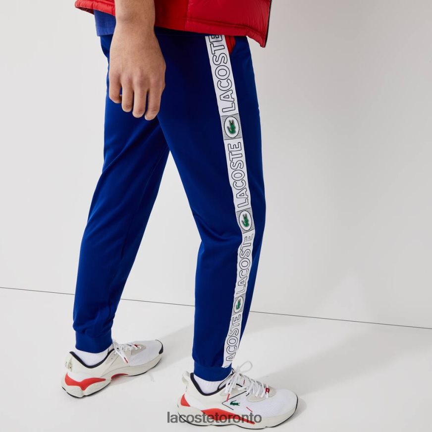 Clothing Lacoste SPORT Branded Bands Tracksuit Pants Blue/Red/White Men Z60BPR1119