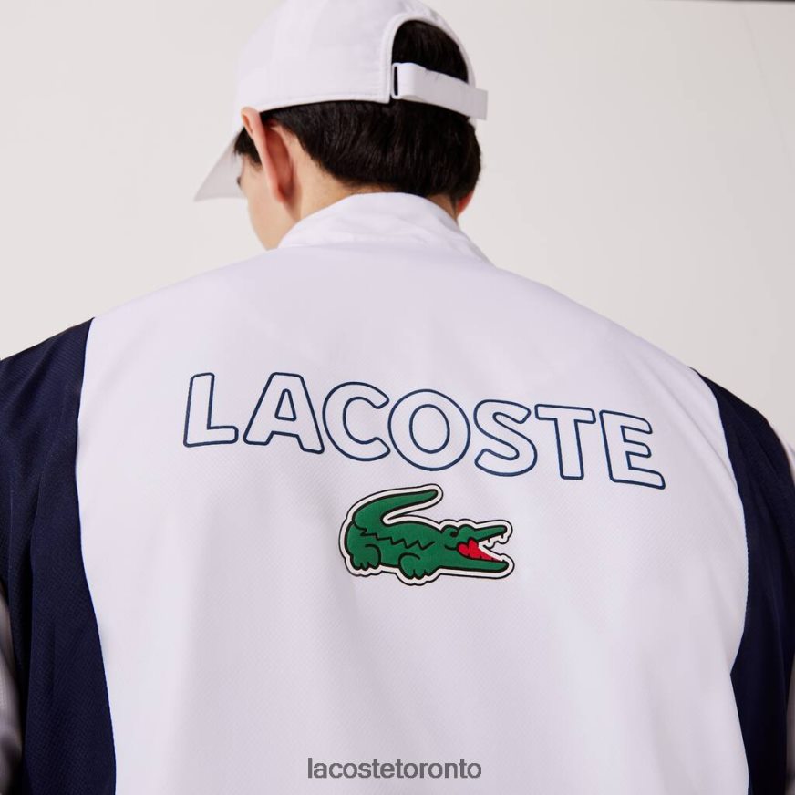 Clothing Lacoste SPORT Branded Colorblock Tracksuit White/Navy Blue/Orange Men Z60BPR1156