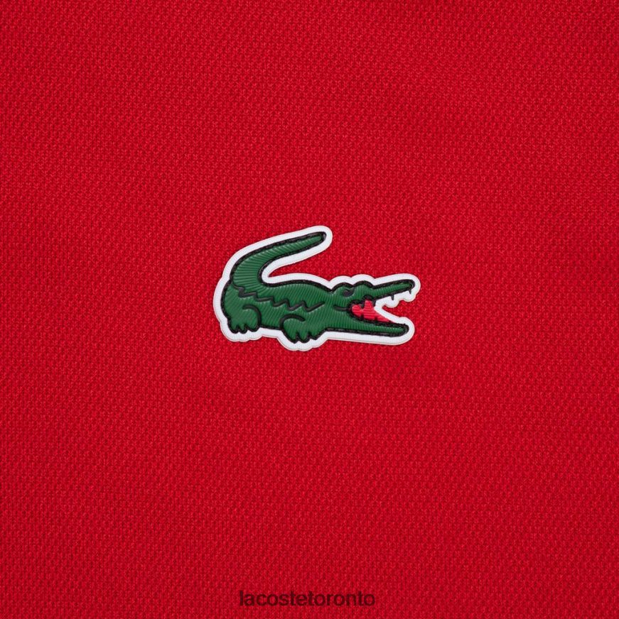 Clothing Lacoste SPORT Breathable Abrasion-Resistant Interlock Polo Red Men Z60BPR657