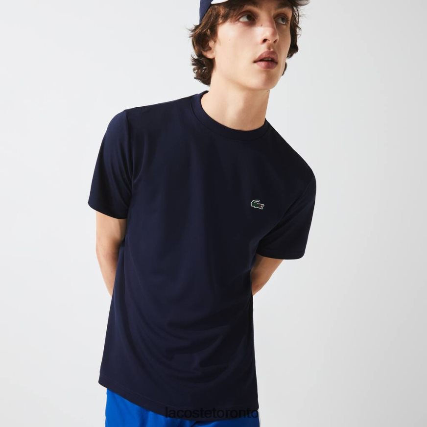 Clothing Lacoste SPORT Breathable Pique T-Shirt Navy Blue Men Z60BPR670