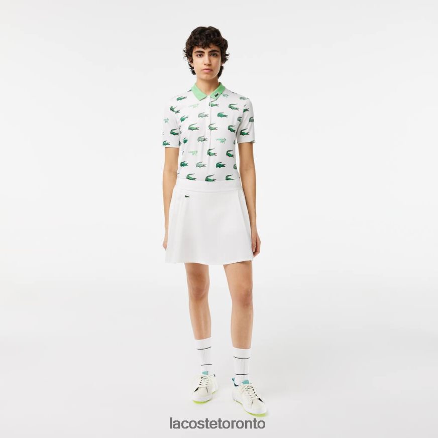 Clothing Lacoste SPORT Built-In Short Golf Skirt White Women Z60BPR2419