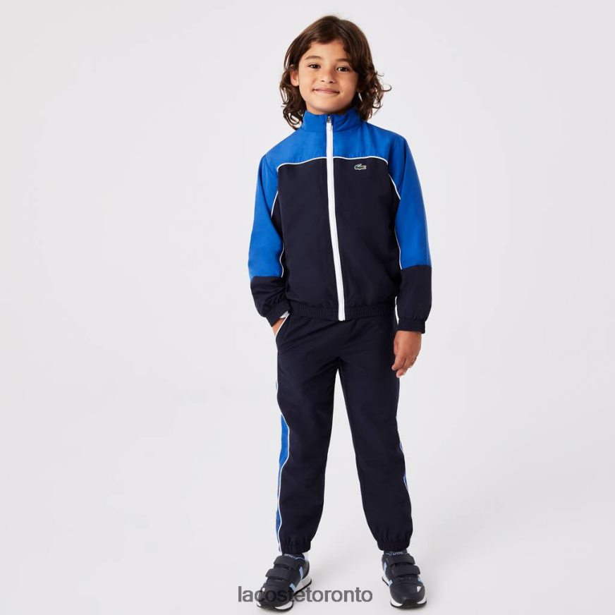 Clothing Lacoste SPORT Color-Block Tracksuit Navy Blue/Blue Kids Z60BPR3209