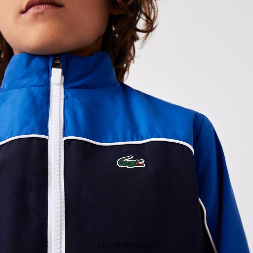 Clothing Lacoste SPORT Color-Block Tracksuit Navy Blue/Blue Kids Z60BPR3209