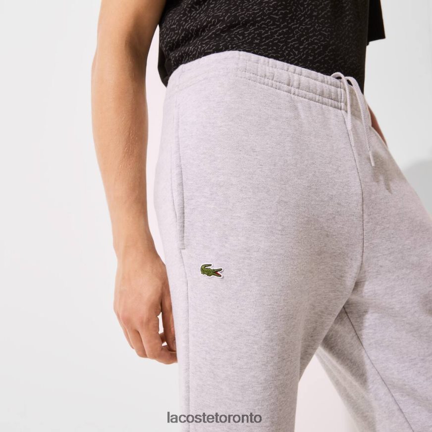 Clothing Lacoste SPORT Cotton Fleece Tennis Sweatpants Grey Chine Men Z60BPR1204