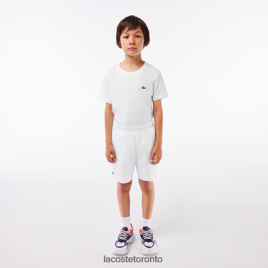 Clothing Lacoste SPORT Diamond Shorts White Kids Z60BPR3074