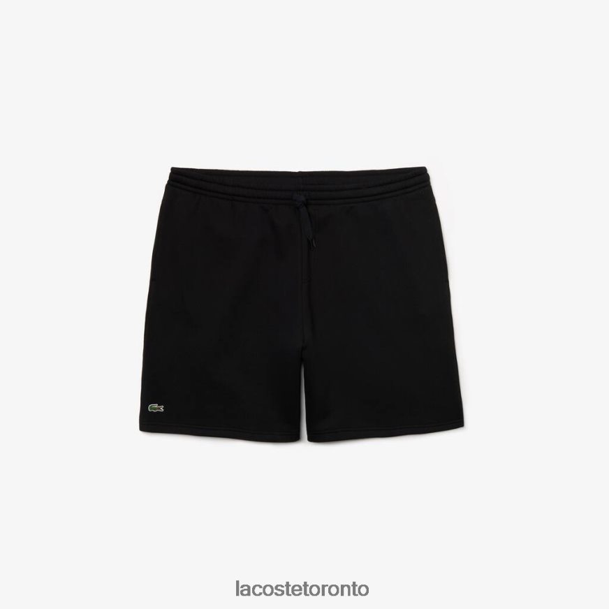 Clothing Lacoste SPORT Extra Large Fleece Shorts Black Men Z60BPR1522