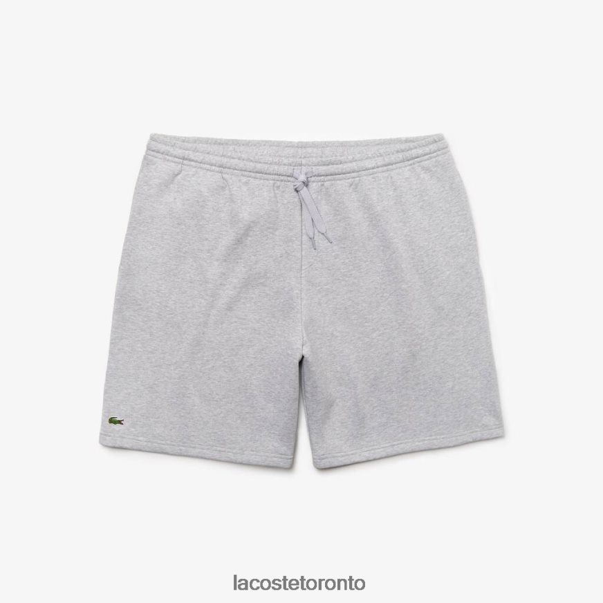 Clothing Lacoste SPORT Extra Large Fleece Shorts Grey Chine Men Z60BPR1521