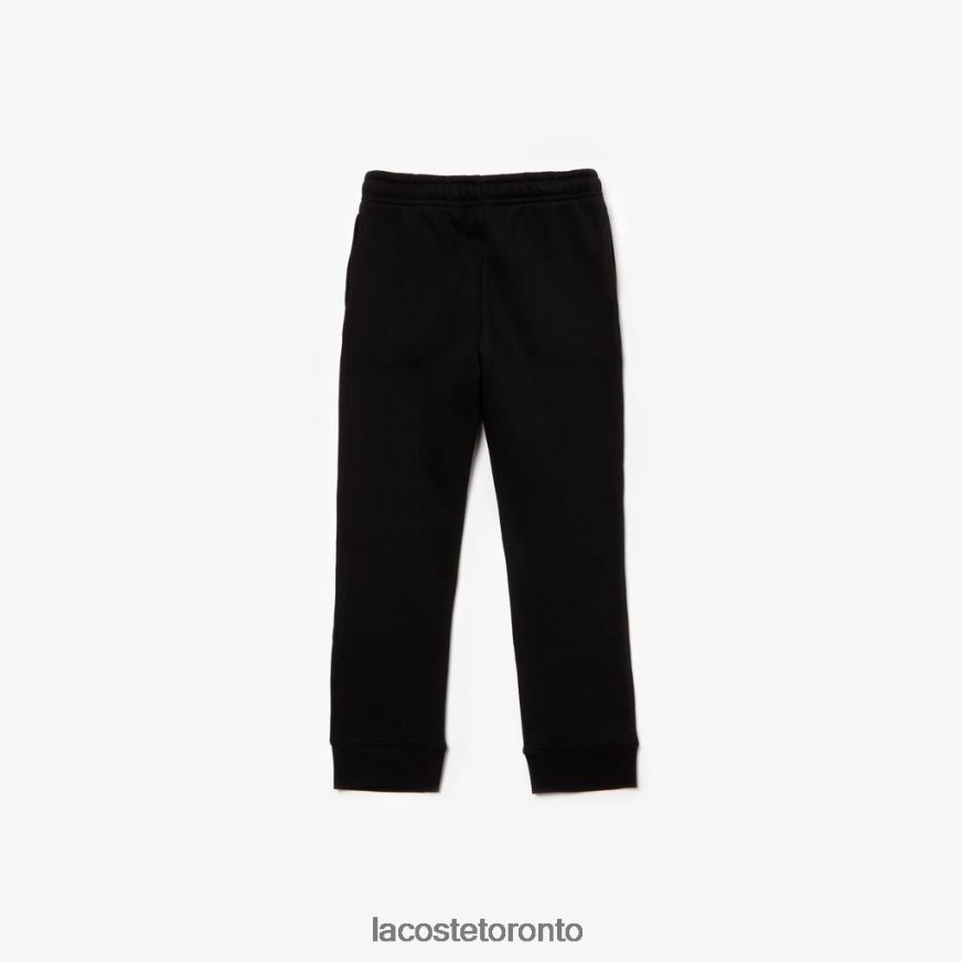 Clothing Lacoste SPORT Fleece Sweatpants Black Kids Z60BPR3216