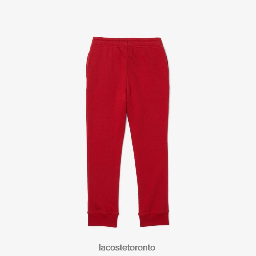 Clothing Lacoste SPORT Fleece Sweatpants Red Kids Z60BPR3218