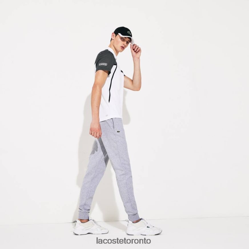 Clothing Lacoste SPORT Fleece Tennis Sweatpants Grey Chine Men Z60BPR964