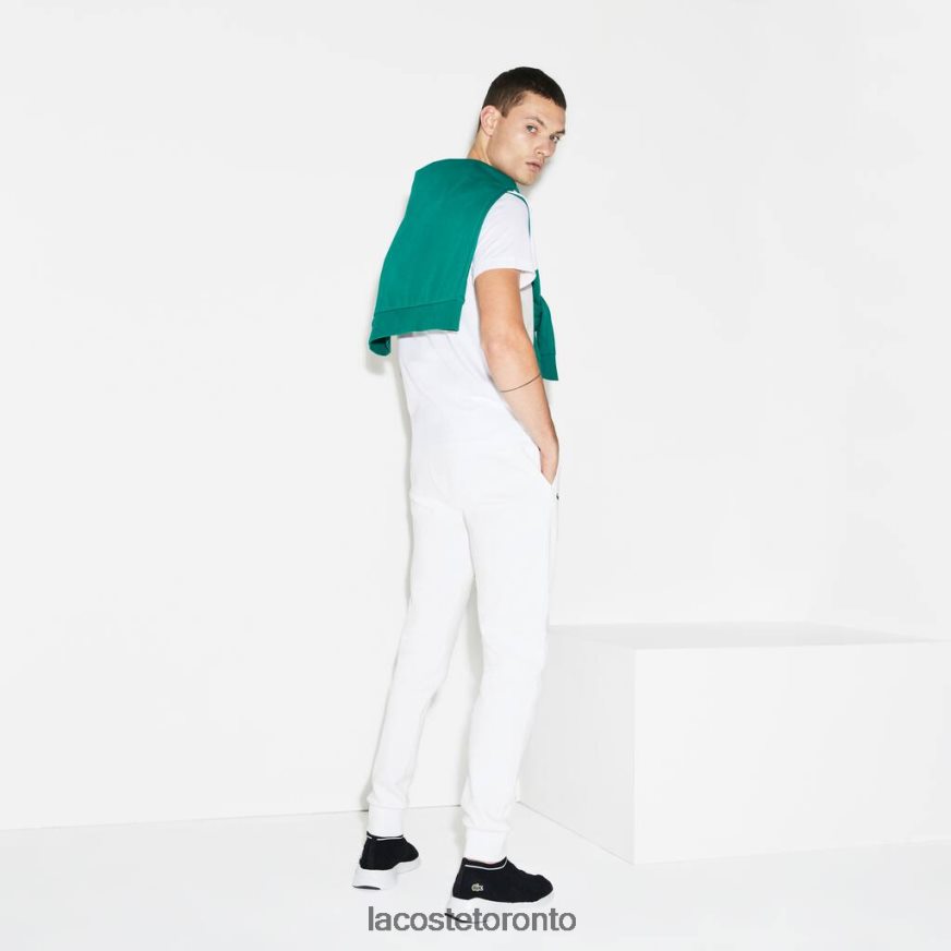 Clothing Lacoste SPORT Fleece Tennis Sweatpants White Men Z60BPR960