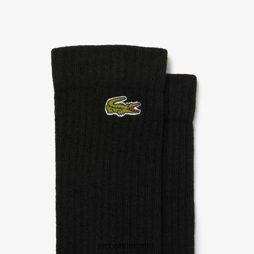 Clothing Lacoste SPORT High-Cut Socks 3-Pack Black Men Z60BPR537