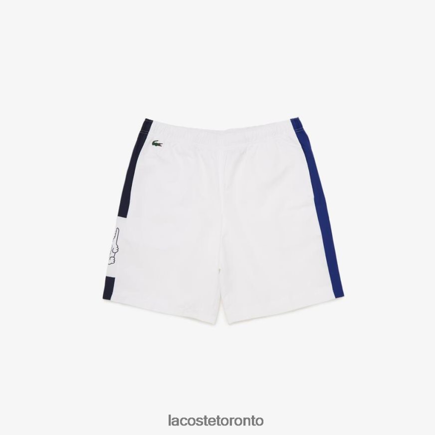 Clothing Lacoste SPORT Light Colorblock Shorts White/Blue/Navy Blue/White Men Z60BPR1624