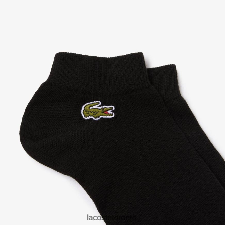 Clothing Lacoste SPORT Low-Cut Socks 3-Pack Black Unisex Z60BPR512