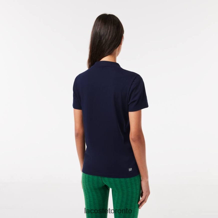 Clothing Lacoste SPORT Organic Cotton Jersey T-Shirt Navy Blue Women Z60BPR2544