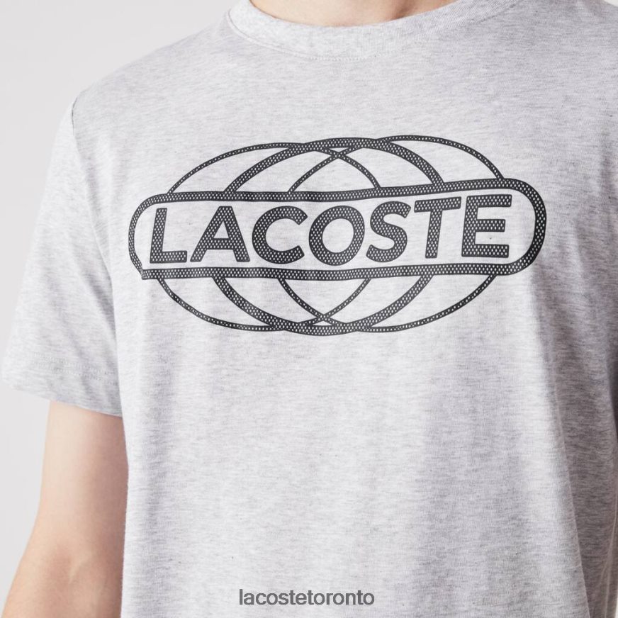 Clothing Lacoste SPORT Organic Jersey T-Shirt Grey Chine Men Z60BPR695