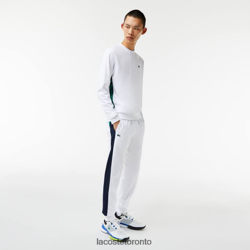 Clothing Lacoste SPORT Printed Tennis Sweatshirt White Men Z60BPR1056