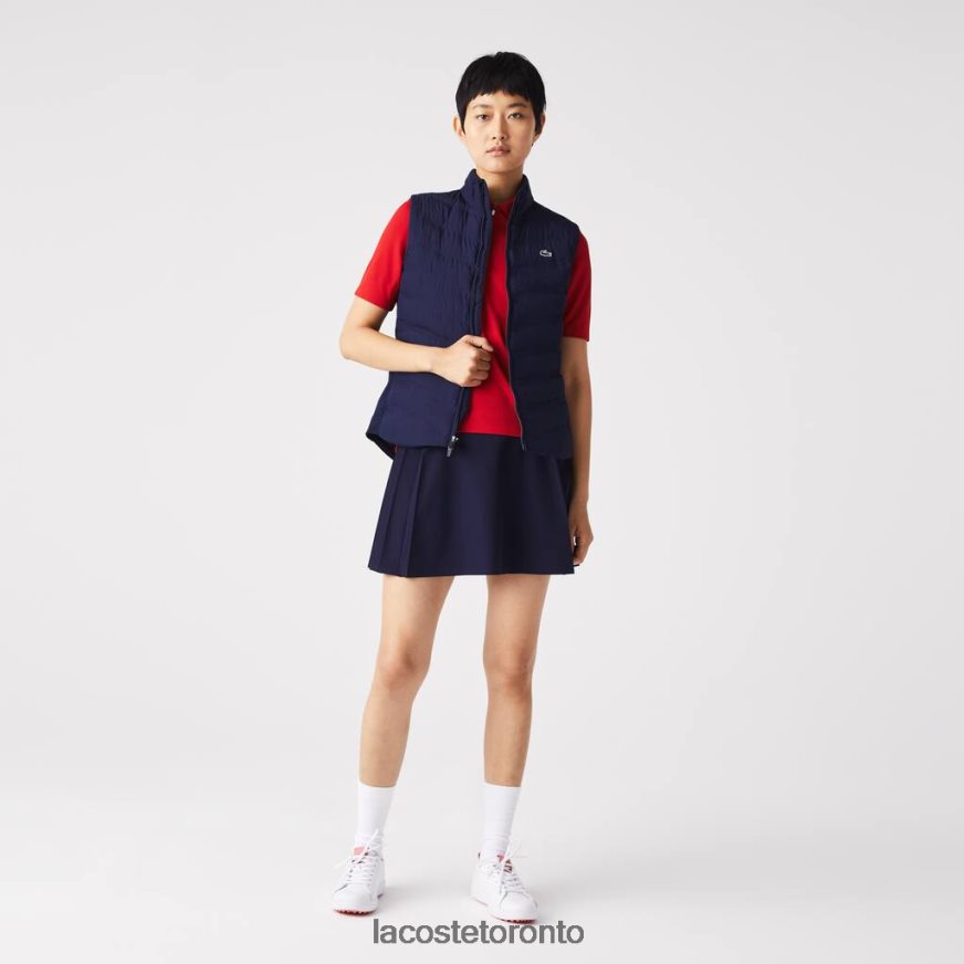 Clothing Lacoste SPORT Quilted Golf Vest Navy Blue Women Z60BPR2630