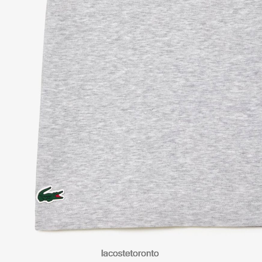 Clothing Lacoste SPORT Regular Fit Organic Cotton T-Shirt Grey Chine Men Z60BPR140