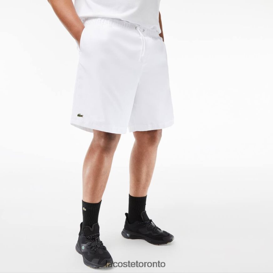 Clothing Lacoste SPORT Relaxed Fit Jersey Lined Shorts - Plus Size - Big White Men Z60BPR1446