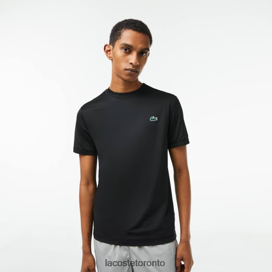 Clothing Lacoste SPORT Slim Fit Stretch Jersey T-Shirt Black Men Z60BPR118