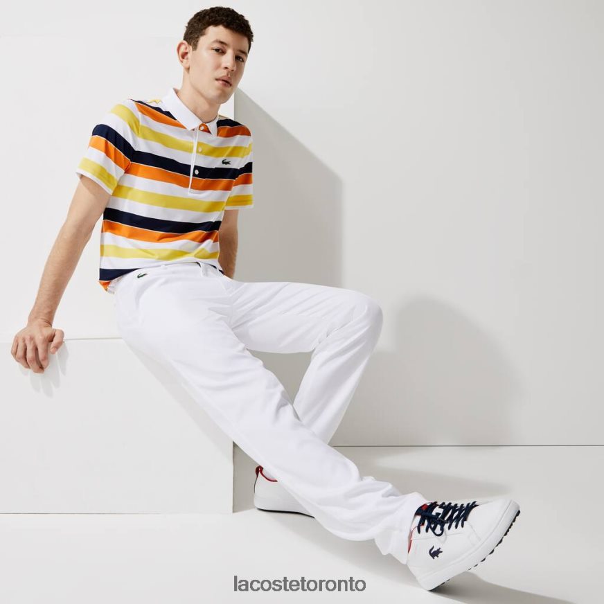 Clothing Lacoste SPORT Stretch Golf Chino Pants White Men Z60BPR1641