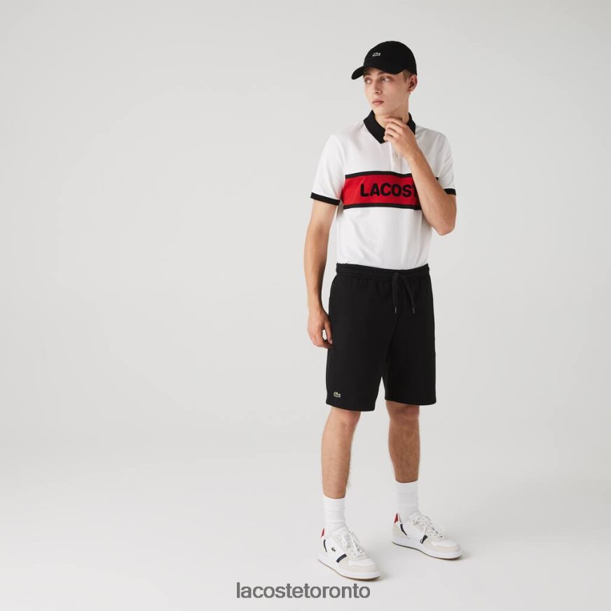 Clothing Lacoste SPORT Tennis Fleece Shorts Black Men Z60BPR1337