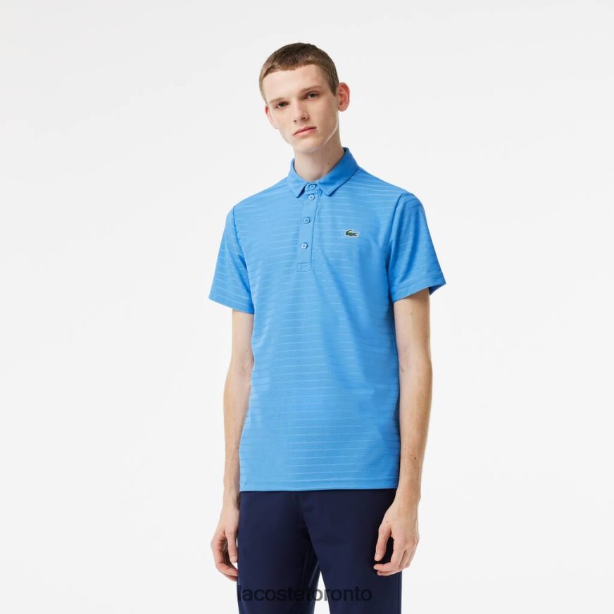 Clothing Lacoste SPORT Textured Breathable Golf Polo Blue Men Z60BPR67