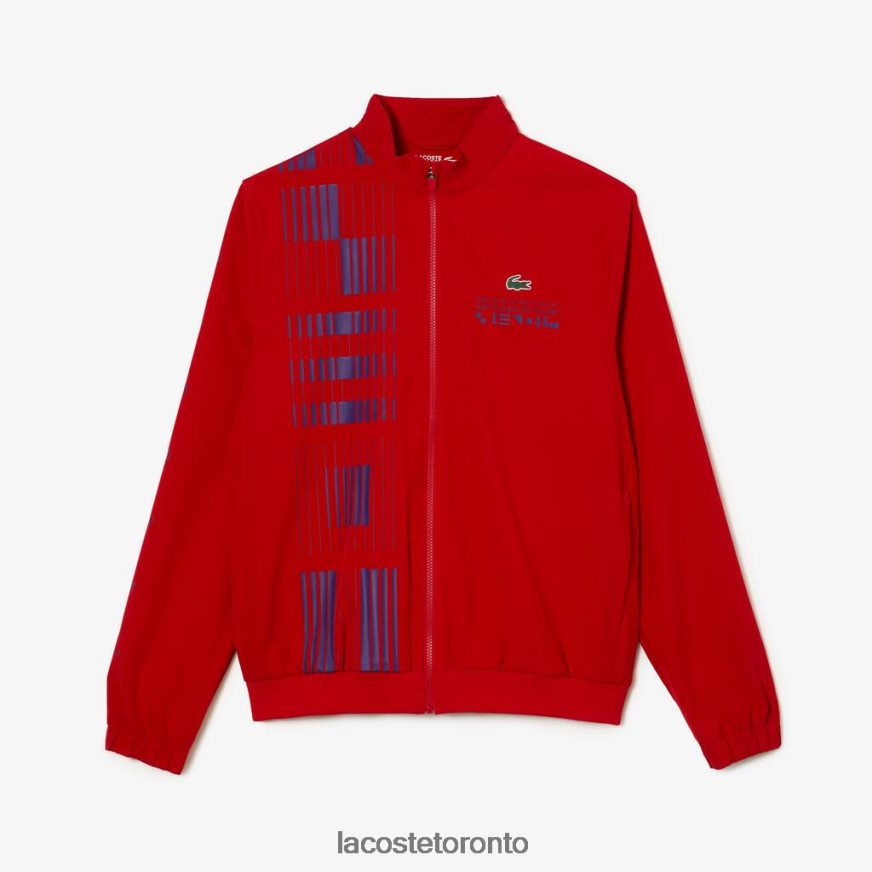 Clothing Lacoste SPORT x Novak Djokovic Track Jacket Red/Purple Men Z60BPR1266