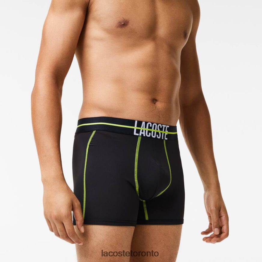 Clothing Lacoste Seamless Jersey Trunk Black/Yellow Men Z60BPR1492