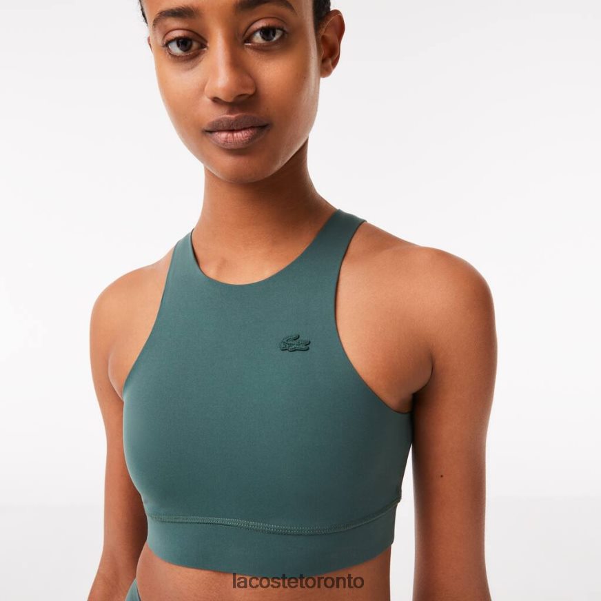 Clothing Lacoste Seamless SPORTs Bra Green Women Z60BPR2549