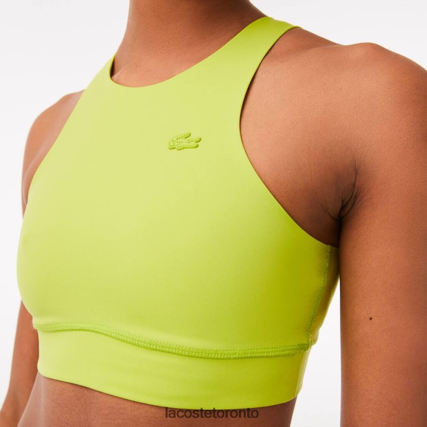 Clothing Lacoste Seamless SPORTs Bra Yellow Women Z60BPR2550