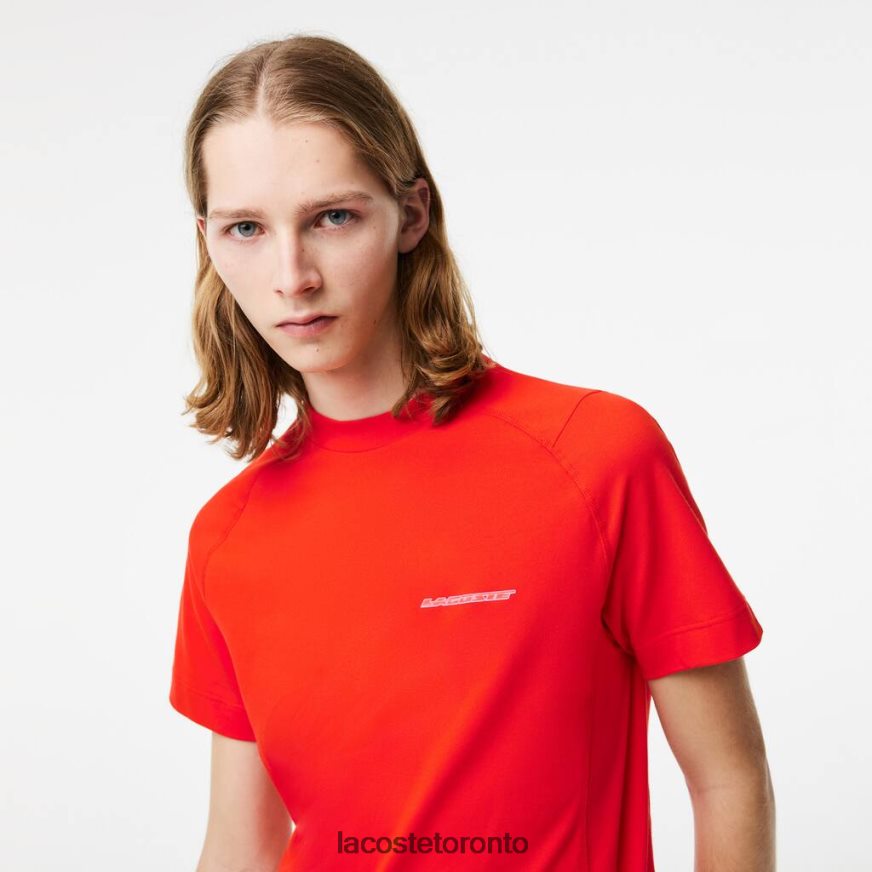 Clothing Lacoste Slim Fit Organic Cotton Pique T-Shirt Red Men Z60BPR121