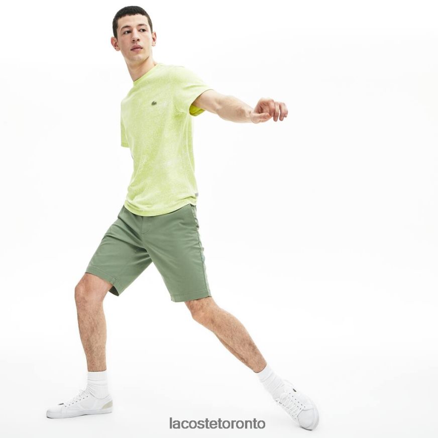 Clothing Lacoste Slim Fit Stretch Gabardine Shorts Green Men Z60BPR553