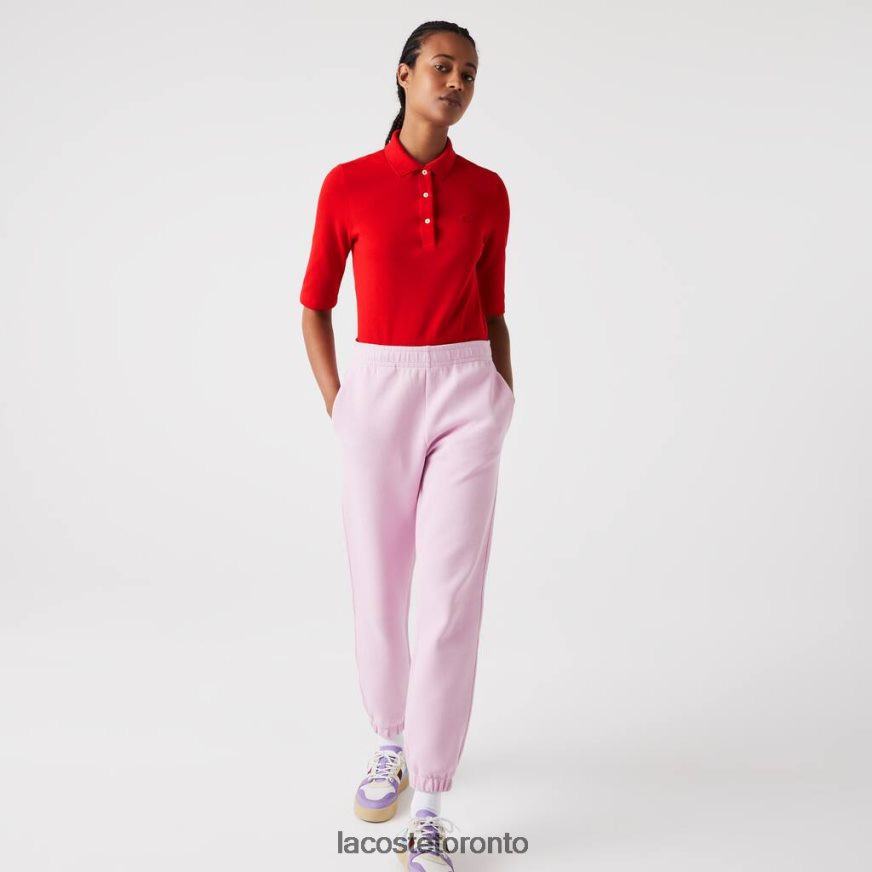 Clothing Lacoste Slim Fit Supple Cotton Polo Red Women Z60BPR2516